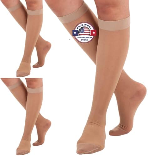 Absolute Support Compression Socks for Women Review – 15-20mmHg Made in USA