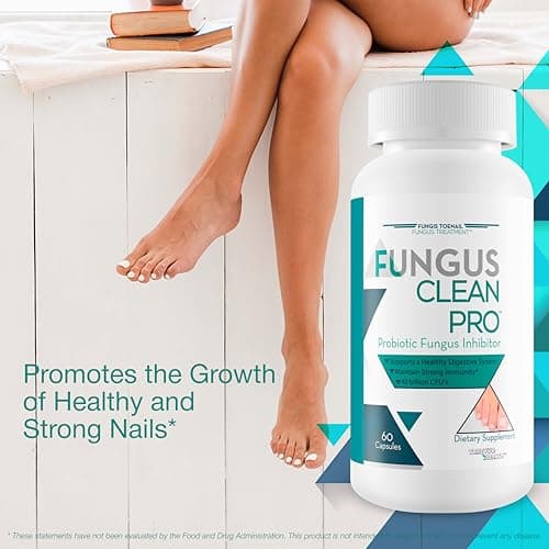 Fungis Toenail Fungus Treatment Fungus Clean Pro - Probiotic Fungus Inhibitor - Fight Off Fungus from The Inside Out with This Powerful Fungus Defense probiotic Protect Your Body from Fungus