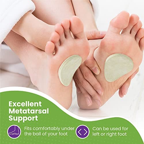 Metatarsal Felt Foot Pad - 1/4" Thick - Made in USA - 6 Pairs (12 Pieces)