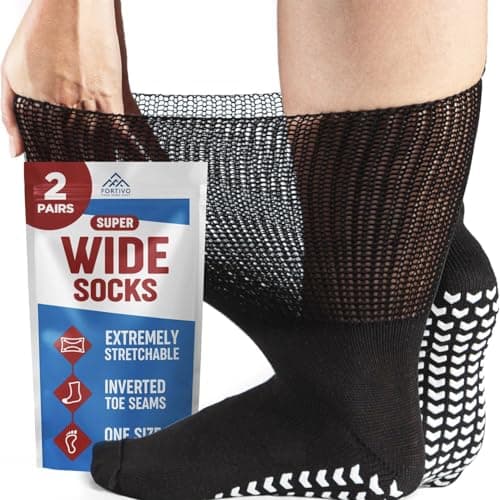 FORTIVO Extra Wide Socks for Swollen Feet Review – Do They Actually Work?