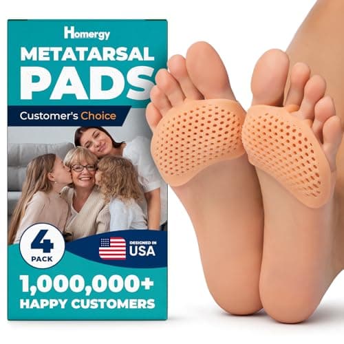 Homergy Metatarsal Fußkissen Test: Ultadünne Gel-Einlagen für Ballen-Schmerzen