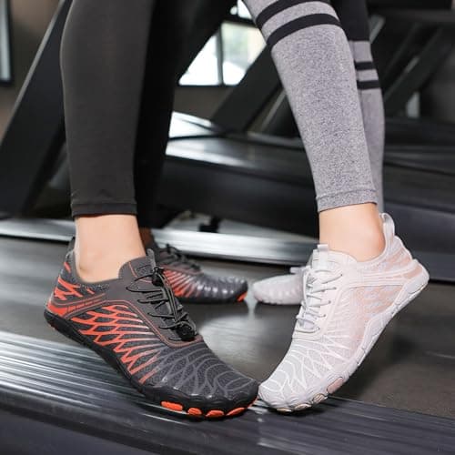 2026 New Barefoot Shoes for Women Mens,Hiking Barefoot Shoes Womens Footwear,Comfortable & Non-Slip Barefoot Vitality Shoe Women's Athletic Footwear,Wide Toe Box Water Shoe for Women Men White