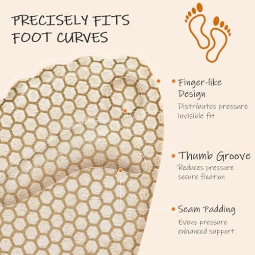 Zaiwoo Ball of Foot Cushions for Women(2 Pairs Foot Pads), High Heel Inserts, Metatarsal Pads Women, Pain Relief and Comfort,Anti Slip, Invisible