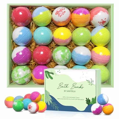 Santrela Bath Bombs Gift Set Review – 20 Organic Fizz Bombs Worth the Hype?